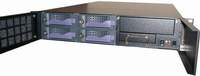 AIC RMC2M2-4-0S, 2U RM, 4x HS SCSI+1x 5.25"+1x 3.5" Exposed, 300W P.S.