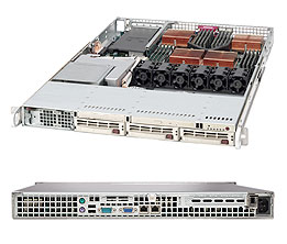 Super 1040C-T, Quad AMD/Dual-Core, Video, 2x GB Lan, 3x HS SATA2+Raid, DDR(64GB), 1U RM, 1000W