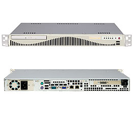 SuperServer 6015V-MR, 2x LGA771/QC, Video, 2x GB Lan, 1x Int SATA2+Raid, DDR2/16GB, 1U/520W