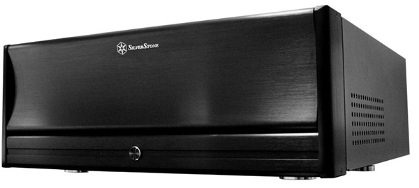 SilverStone LC13-B, Black F Alum, 2x 5.25"/2x 3.5" Ext+2x 3.5" Int Bays, 300W  HTPC Desktop Case