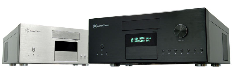 SilverStone LC16SM, Silver F Alum, 1x 5.25" Ext+6x 3.5" Int Bays, VFD, 300W  HTPC Desktop Case