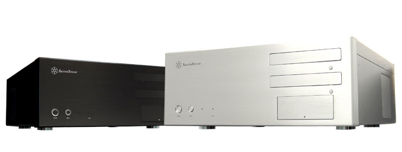 SilverStone LC17S, Silver F Alum, 2x 5.25"/1x 3.5" Ext+6x 3.5" Int Bays, 300W  HTPC Desktop Case