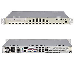 Super 1011S-MR2, 1x AM2 Opt/DC, PCI-x, Video, 2x GB Lan, 1x SATA, DDR2(8GB), Mini 1U RM, 260W