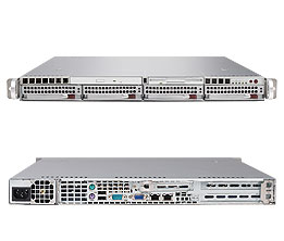 SuperServer 6015A-NT, 2x LGA771/DC, PCI-e(x16),Video, 2x GB Lan, 4x HS SATA2, DDR2/32GB, 1U/560W