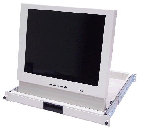 LM1P-17, 1U Rackmount 17" LCD Drawer