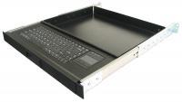 LRK110, 1U Rackmount 87 Key Keyboard Drawer with touchpad