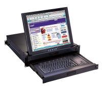 RKP2417-1601, 2U Rackmount 17" LCD Keyboard Drawer, notebook keyboard & touch pad, short depth