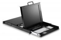 RMD817, 1U Rackmount 17" LCD Keyboard Drawer, touch-pad mouse, 8 port PS/2 KVM & 1pc KVM Cable