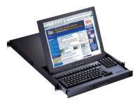 RKP1619, 1U Rackmount 19" LCD Keyboard Drawer, PS/2 compact keyboard & trackball mouse