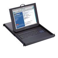 RKP119-1601, 1U Rackmount 19" LCD Keyboard Drawer, PS/2 notebook keyboard & touch pad