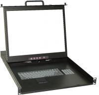LMK1R-20, 1U Rackmount 20.1" LCD Keyboard Drawer, 106 key PS/2 keyboard with touch pad