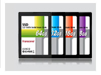 Transcend  2.5" 64GB, SATA Solid State Drive, MLC Flash Chip
