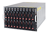 SuperBlade SBE-710E-R48, 10x HS Server Blades, InfiniB/GB Ethernet Switch, KVM, CMM,7U RM,1620W(3+1)