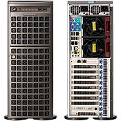 Supermciro SC747TQ-R1400, 4U RM/Tower, 8x HS SAS/SATA+3x 5.25" Ext Bays, 1400W(1+1) P.S