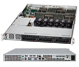 Super 1042G-TF, 4x 6300/16C, PCIe,Video, 2x GB Lan, 3x HS SATA Bay, IPMI, DDR3(1TB),1U RM,1400W/80+