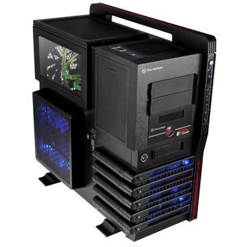 Thermaltake Level 10 GT VN10001W2N, 4x 5.25" Ext/5x 3.5" Int Bays, Black Gaming Case, No P.S