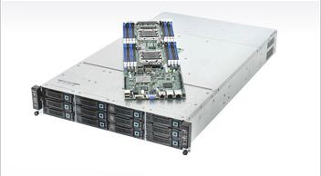 Quanta S810-X52L-3, 4x Nodes, 2x X9/8C, Video, 2x GB NIC, 3x 3.5" HS, IPMI, D3(256G), 2U/R1400W, 80+