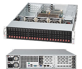 Supermicro SC216BE16-R920LP, 2U RM, 24x HS 2.5" SAS/SATA, 6Gb/s SAS2 Expander, 920W(1+1), 80+