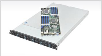 Quanta S215-X12KS-2E, 2x 6300/12C, Video, 2x GB NIC,10x 2.5" HS Bays+SAS Exp,IPMI,D3(512GB),1U/750W