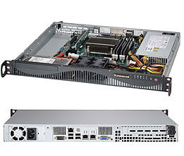 Super 5018D-MF, C222/LGA1150, Video, 2x GB Lan, 2x Int SATA3 Bays, IPMI, DDR3/32GB,1U/350W,80+