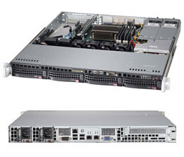 Super 5018D-MTRF, C224/LGA1150, Video, 2x GB Lan, 4x HS SATA3 Bays,IPMI,DDR3/32GB, 1U/400W(1+1), 80+