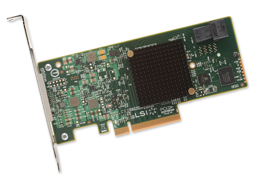 Broadcom SAS 9300-4i, LP 4-CHs, 12Gb/s PCI-e SAS3 HBA