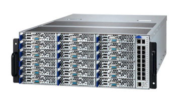 TYAN B5511F65X18-160V2R, 18x Nodes/E3-1200v2,Video, GB Lan,2x SATA Bays, IPMI,D3/32GB,4U/R1600W(2+1)