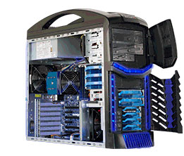 Super 5038AD-T, Z87/LGA1150, Video, HD Audio, 2x GB Lan,2x HS Bays, DDR3/32GB,Gaming System, 900W PS