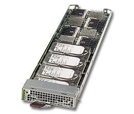 Super MiroBlade MBi-6418A-T7H,4x Atom C2750/8C-2.4G Nodes: 2x 2.5GB/s Lan,4x 2.5" Bays,SO-DIMM(32GB)