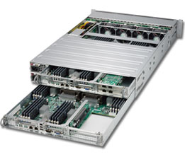 Super 2028UT-BTNRT, 2-Node/2x E7-4800v2/12C,Video,2x 10GB NIC,8x HS 2.5" SATA,IPMI,D3(2TB),2U/R1280