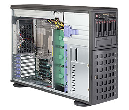Super 7048R-C1RT4+,2x E5-2600v4,Video,4x10GB/X540 LAN,16x HS SAS3(LSI3108)+R,IPMI,D4(3TB),4U/R920W