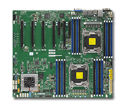 Super X10DRG-Q, 2x E5-2600v4/22C, 7x PCIe, Video, HD Audio, 2x GB/i350 LAN,10x SATA3(C612)+R,D4(2TB)