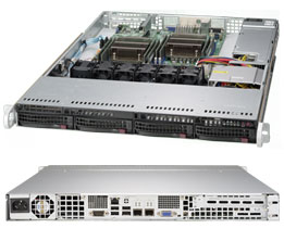 Super 6018R-TDTP, 2x E5-2600v4, Video, 2x 10GB/SFP+,4x HS SATA3(C612)+R,IPMI,D4(1TB),1U/600W