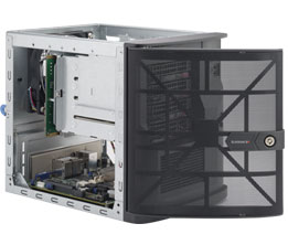 Super 5028A-TN4, Atom-C2758F, Video, 4x GB NIC, 6x SATA2/3, IPMI, D3 SO-DIMM(64GB), 250W NAS Server