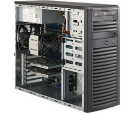 Super 5038A-i, C612/LGA2011, HD Audio, 2x GB Lan, 10x SATA3+R, DDR4/512GB, Mid-Tower, 900W