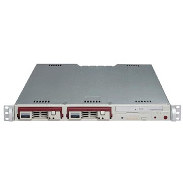 SuperServer 5013G6, 845GE, Video, SCSI, 2x GB Lan, DDR(2GB) 1U, 250W