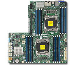 Super X10DRW-NT, 2x E5-2600v4/22C, WIO,Video,2x 10GB/X540 LAN,10x SATA3(C612)+R+2x NVMe,IPMI,D4(2TB)