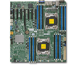 Super X10DRH-iT, 2x E5-2600v4/22C, Video, 2x 10GB/X540 LAN, 10x SATA3(C612)+R, IPMI, DDR4(2TB)