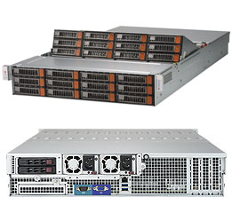 Super 6028R-E1CR24L, 2x E5-2600v4, Video, SIOM Card, 24x HS SAS3(LSI3008/IT), IPMI,D4(3TB),2U/R1600W