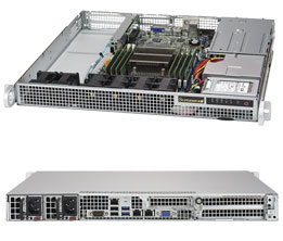 Super 1018R-WR, 1x E5-2600v4, Video, 2x GB NIC, 2x 2.5" Bays, IPMI, D4(1TB), 1U/400W