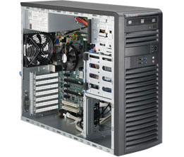 Super 5039A-iL, C236/LGA1151, Video, HD Audio, 2x GB Lan, 4x 3.5" Bay, DDR4/64GB, Mid-Tower, 500W PS