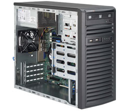 Super 5039D-i,C232/LGA1151, Video, 2x GbE Lan, 4x 3.5" Bay, DDR4/64GB,Mid-Tower, 300WPS