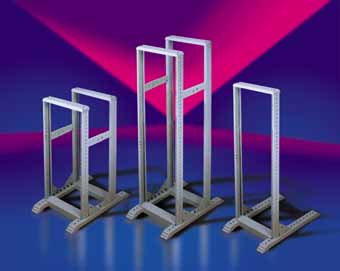 RACK2-40U-FR, 40U Frame Rack, 33" Deep, Aluminum