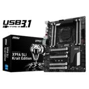 MSI X99A SLI KRAIT EDITION LGA2011-v3/ Intel X99/ DDR4/ 3-Way CrossFireX & 3-Way SLI/ SATA3&USB3.1/