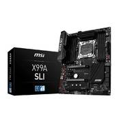 MSI X99A SLI LGA2011-v3/ Intel X99/ DDR4/ 3-Way CrossFireX & 3-Way SLI/ SATA3&USB3.1/ M.2&U.2&SATA E