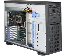 Super 7049P-TRT, 2x LGA3647, 6x PCIe, Video, 2x 10GB/X722,8x HS SATA3(C622)+R,IPMI,D4(2TB),4U/R1200W