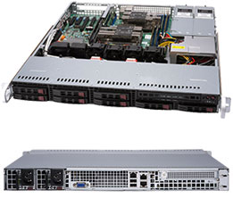 Super 1029P-MTR,2x LGA3647,Video,2x 1GB/88E1512,8xHS 2.5" SATA3(C621)+R Bays,IPMI,DDR4(1TB),1U/R600W