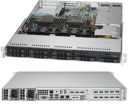 Super 1029P-WTR, 2x LGA3647,4xPCIe,Video,2x1GB/X722,8x HS 2.5" SATA3(C622)+R,IPMI,D4(1.5TB),1U/R750W