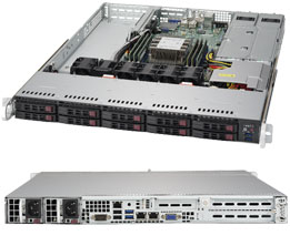 Super 1019P-WTR,1xLGA3647,3xPCIe,Video,2x10GB/X722+,10xHS 2.5" SATA3(C622)+R,IPMI,D4(768GB),1U/R500W