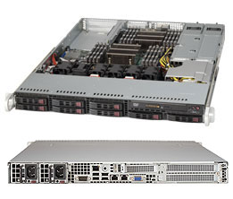 Supermicro SC113AC2-R706WB2, 1U RM(23.5" Depth), 8x HS 2.5" SAS3(12Gb/s)/NVMe Bays, R700W(1+1)